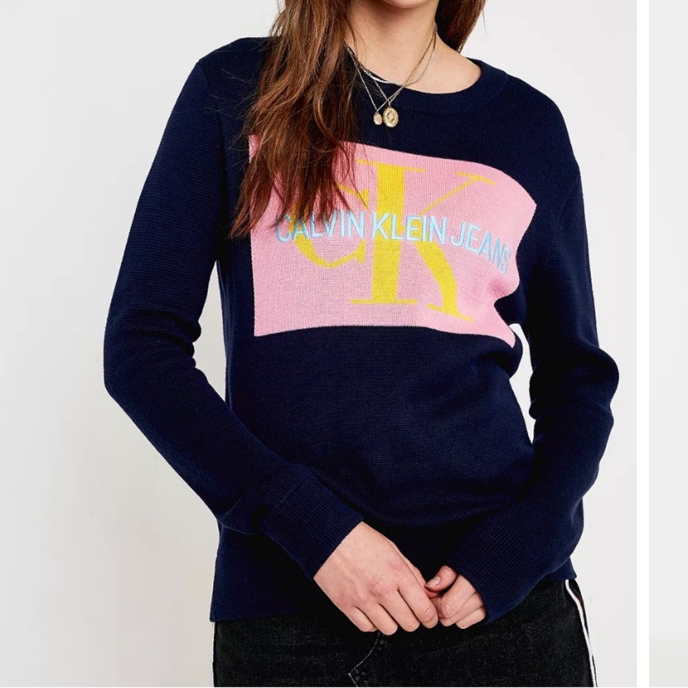 Calvin Klein Jeans Monogram Box Logo Jumper
